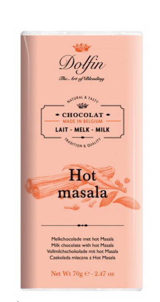 Dolfin chocolate leche con Hot Masala