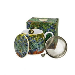 Taza con filtro Lirios