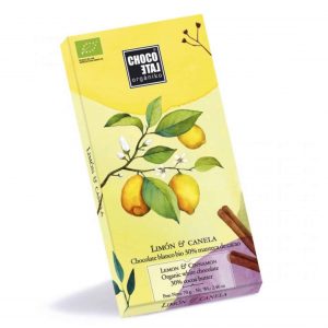 Chocolate ORGANIKO blanco Limón-Canela