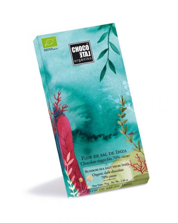 Chocolate ORGANIKO 70% Sal de Ibiza